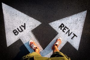 Rental payments and mortgage payments pull income in different directions. Which way should you go in 2018?